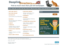 Tablet Screenshot of deeplinkdirectory.co.uk